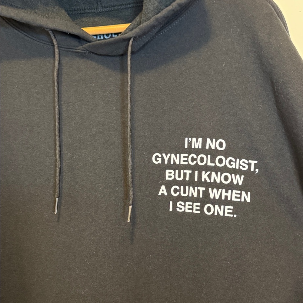 Sarcastic Women's Black Graphic Hoodie - Picture 5 of 5